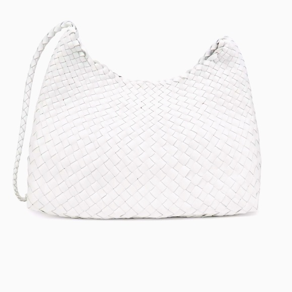 Dragon Diffusion Ivory Woven Shoulder Bag